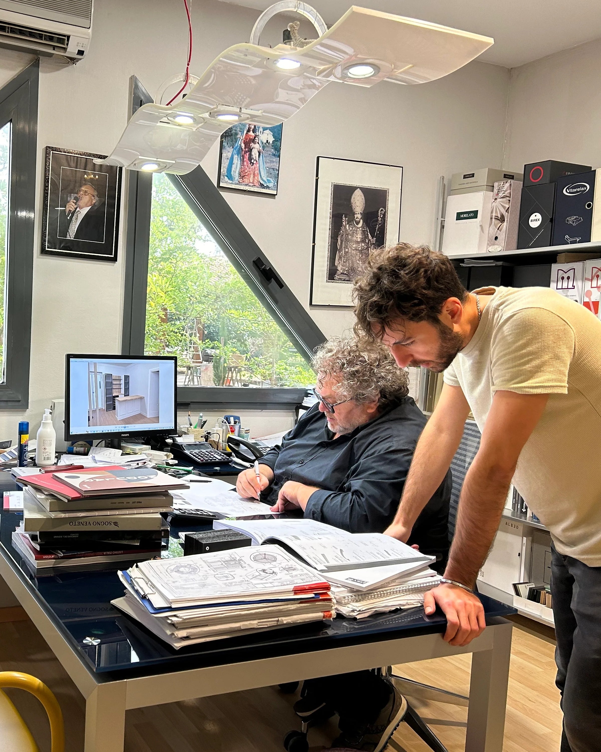 Campioni di materiali dello studio Pacelli